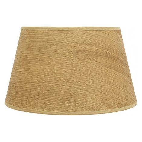 Lampenschirm salma e27 licht holz 40dx30dx25h konisch offen konisch