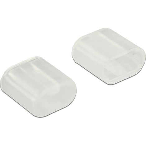 Delock Cubierta antipolvo para Lightningâ¢ macho, 10 unidades transparente