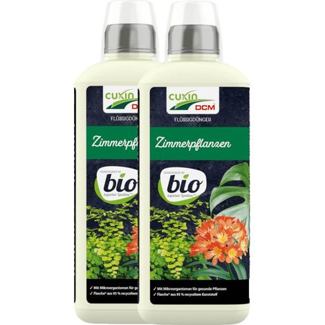 Cuxin Flüssigdünger Zimmerpflanzendünger 2x800ml Pflanzendünger Grünpflanzen