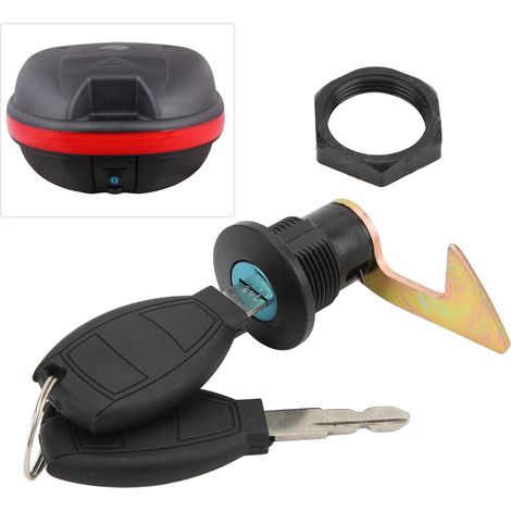 Cadenas Universel pour Scooter Électrique - Crochet Courbé en Aluminium et Plastique pour Coffre de Stockage