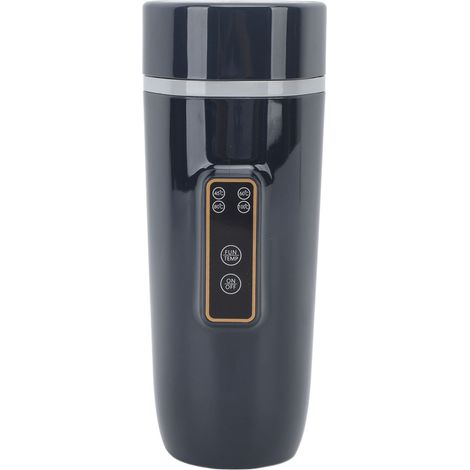 Bouilloire électrique portable avec affichage numérique intelligent, température réglable, format voyage, prise UE, 220 V, bleu foncé (1/5)