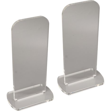Lot de 2 supports verticaux transparents pour gants de boxe en acrylique. (1/5)
