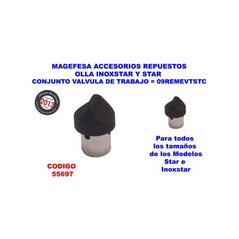 SET VALVOLE DI LAVORO ACCESSORIO MAGEFESA STAR POT 09 REMEVTSTC