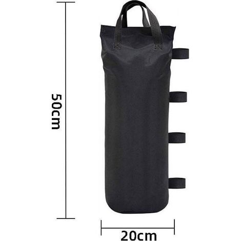 Lot de 4 Poids de Gazebo pour Tonnelle et Pavillon, Sac de Lestage Sable pour Jambes, Tentes Pare-Soleil, Parasol, (1/4)