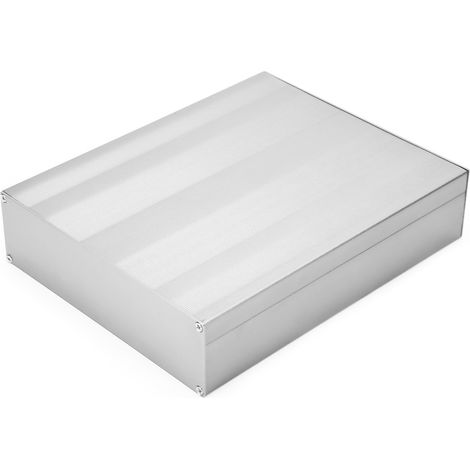 Boîtier en aluminium pour circuit imprimé sablé, instrument, projet électronique (1/5)