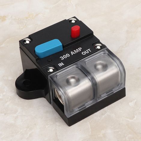 Disjoncteur automobile réarmable 80A/300A avec fusible à réarmement automatique et bouton de réarmement manuel (300A) (1/5)