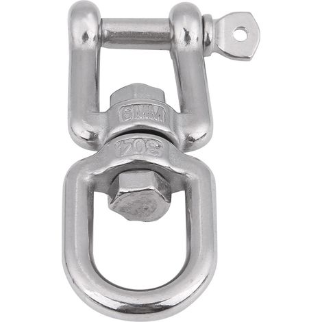Dispositif de dégagement rapide à bague rotative en acier inoxydable 304 robuste (6 mm) (1/5)
