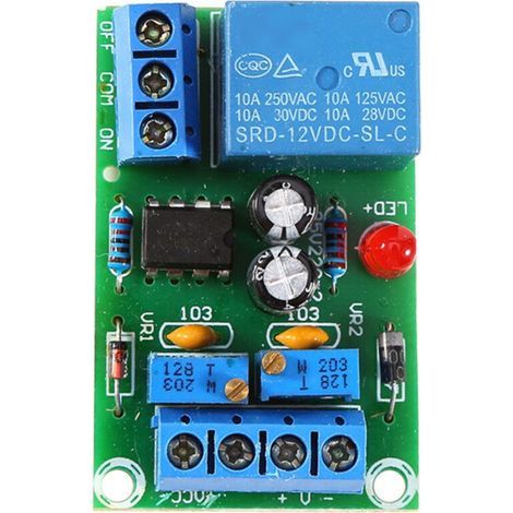 Module régulateur charge batterie 12V automatique relais protection intelligent anti-inversion (1/5)