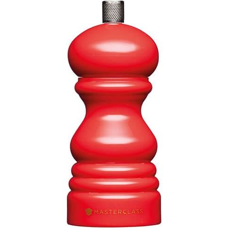 MasterClass Red 12cm Salt or Pepper Mill