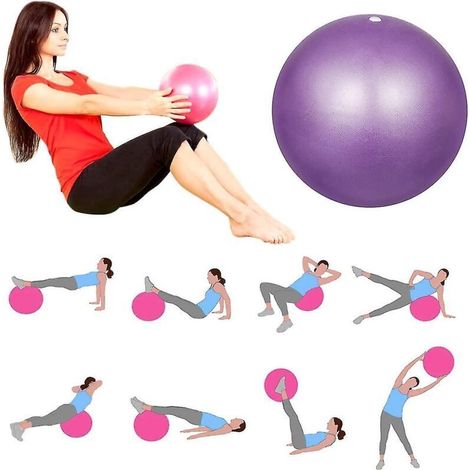 Stück 25 cm weiche, platzfeste Yogabälle für Gymnastik, Pilates und Fitness
