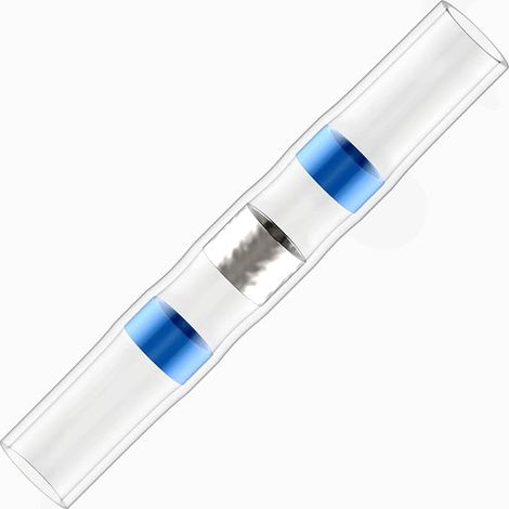 Sollbry 40 x Conectores de soldadura a prueba de agua para cable delimitador de robot cortacésped - Conectores de cable para cable de robot cortacésped - Compatible con Gardena, Husqvarna, Worx, Bosch (1/5)