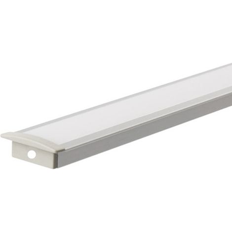 Profilo Alluminio incasso 2m per Striscia led BARRA-12-2M MINIMO ORDINE 5PZ (1/5)