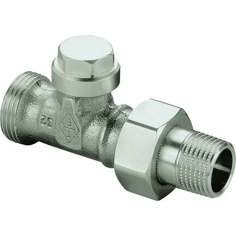 HEIMEIER Verschraubung Regulux Durchgang, Außengew.G 3/4, RG vernickelt, 0414-02.000 (1/3)