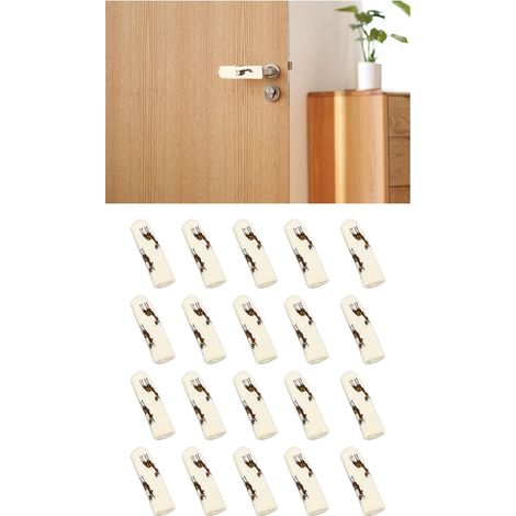 20 pièces/vente de housses de protection tricotées double couche épaisses pour pieds de tabourets et de tables, pour planchers en bois, pieds de table, pieds de tabourets et patins pour pieds de chais (1/5)
