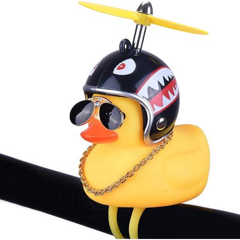 Canard Jaune Ornement Tableau de Bord avec Hélice - Décoration Amusante Voiture pour Adultes et Enfants (1/5)