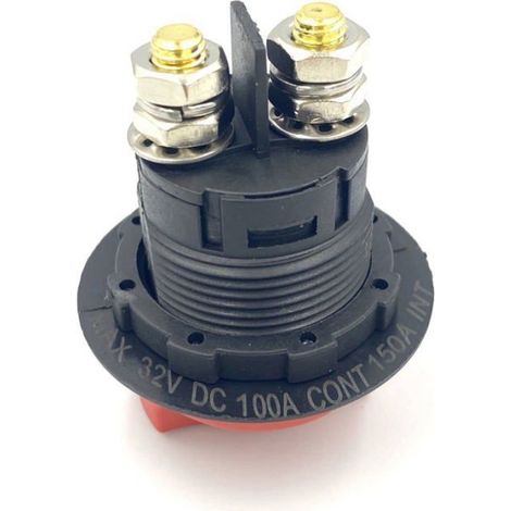 Coupe-circuit de batterie - Nosheir - Interrupteur ON/OFF - Tension 12V-48V - Courant max 150A - Compact et moderne (1/4)