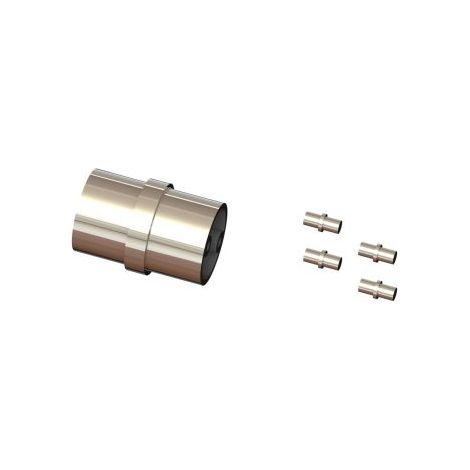 Lot Assembleurs pour 1 Main courante Ø50 mm et 4 Lisses Ø16 mm - Finition Inox (1/2)