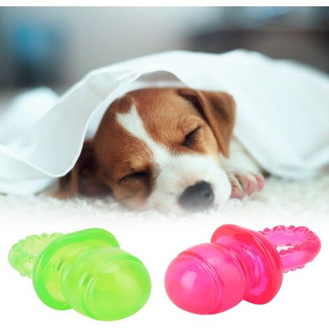 2 Jouets à Mâcher pour Chien et Chat - Nettoyants Dentaires et Anneau de Dentition pour Chiot (1/4)