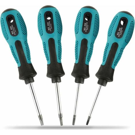 Jeu de 4 Tournevis à Trois Ailes, Tournevis de Précision Magnétique Multifonctionnel de Type Y 3mm 4mm 5mm 6mm (1/5)