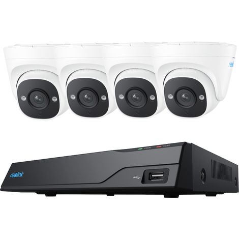 Reolink NVS8-5MD4 Kit Videosorveglianza 8 Canali 4 Telecamere Dome 5MP NVR PoE 2TB (1/4)