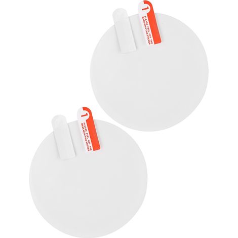 Lot de 2 autocollants transparents de 80 mm pour rétroviseur de voiture, film protecteur anti-buée et imperméable (1/5)