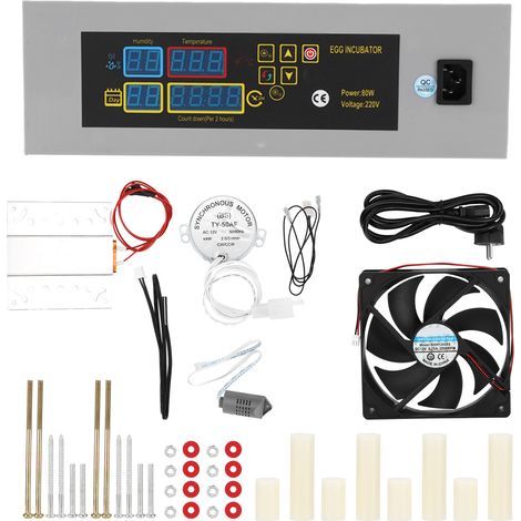 Incubateur œufs automatique – bricolage – volaille – machine à couver – poulet / canard – EU Plug 220V (1/5)