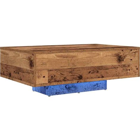 Table basse Table de salon Table de café Bois ancien 85 x 55 x 31 cm Bois d'ingénierie (1/5)
