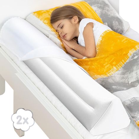 2-Pack Barrière Gonflable de sécurité pour lit d’Enfant (1/5)
