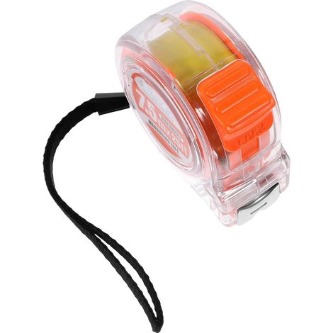ARTIBETTER Mètre Ruban Rétractable en Acier Inoxydable 75 M X 25 MM Transparent Ruban Métrique et Impérial Outil de Mesure de Précision Portable pour Bricolage Construction et Usage (1/5)