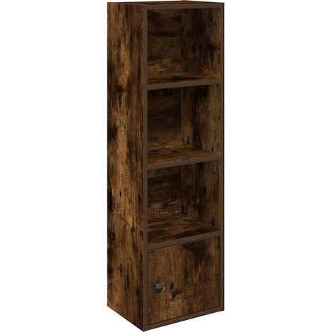 Maison Exclusive - Bücherregal Räuchereiche 31x24x102 cm Holzwerk