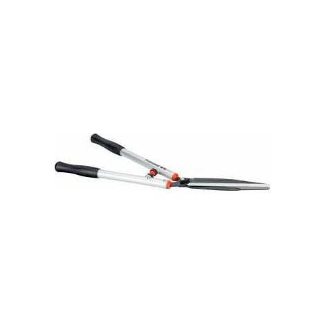 Cisaille à Haie Bahco à Lames Droites (20cm) Et Manches Aluminium Longs (36cm). Lame En Acier Trempé. (1/4)