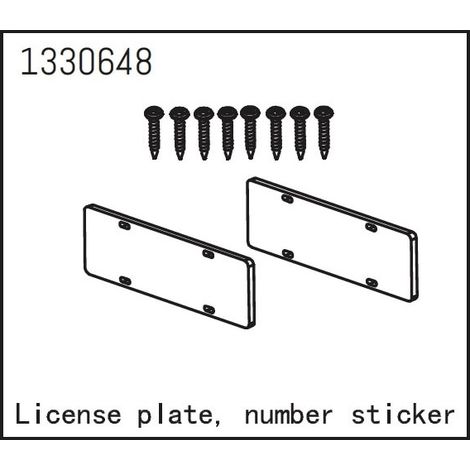License Plate and Sticker - Yucatan