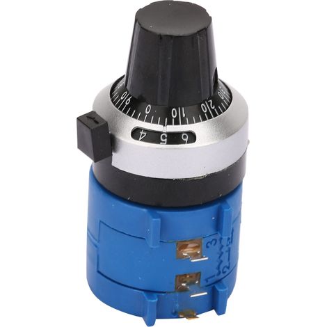 Potentiomètre multitours de précision 3590S-2-202L 2 kΩ, résistance réglable, bouton rotatif (1/5)