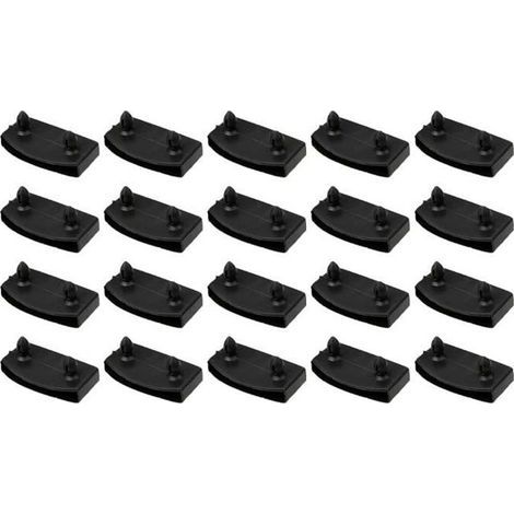 Lot de 20 Supports pour sommier à Lattes de lit - 53 mm - pour lit - Lattes pour Sommier, Embouts Lattes pour Sommier, Accessoires-Ywey (1/5)