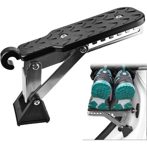 Marche de porte de voiture : pédale de porte de voiture pliable, pédale de porte de voiture, marche de porte de voiture pliable, marche de porte de voiture universelle, s'adapte au véhicule avec les (1/5)