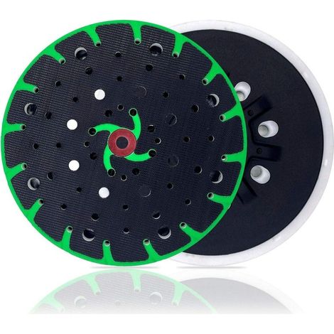 1 plateau de ponçage souple pour Festool 150 mm avec plaque de support Filetage de raccordement M8 Aspirateur de poussière pour ponceuse excentrique (1/5)
