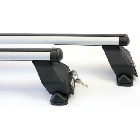 Barres de toit en aluminium Menabo Tema pour Renault Megane IV Grand Coupe, 4 portes, modèle 2017+ (1/5)