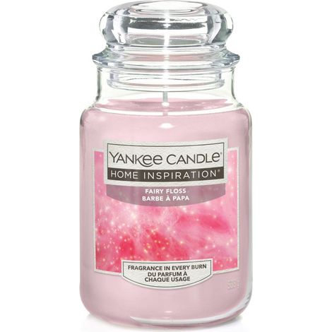 Yankee Candle Duftkerze Großes Glas Fairy Floss 538 g rosa Duft Kerze Duftkerzen (1/3)