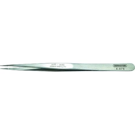 BERNSTEIN Tools for Electronics 5-075 Pinzetta SMD 60 SA Molto acuminate 140 mm
