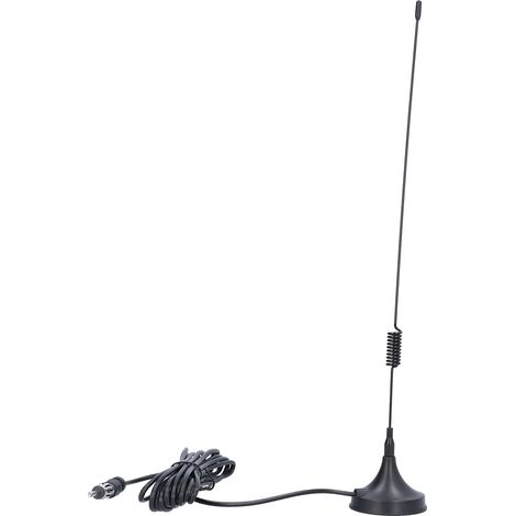 Leistungsstarke Autoradioantenne mit Magnetfuß zur Signalverbesserung