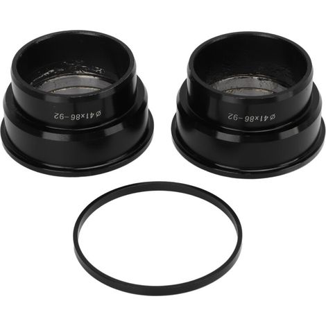Kit de boîtier de pédalier de vélo en alliage d'aluminium avec roulements étanches et entretoise pour accessoires.