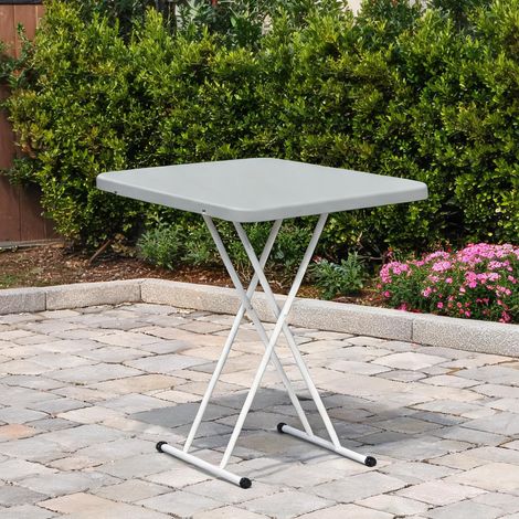 Table de jardin Table d'appoint pliante à hauteur variable (1/5)