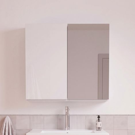 Mobiletto da bagno WILL 60cm con doppia anta e specchio (1/5)