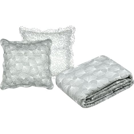 Boutis Nova sauge avec 2 taies assorties 220 x 240 cm (1/5)