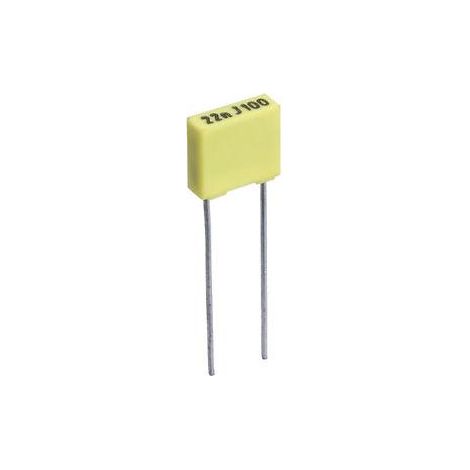 Polyester-Kondensator 22nF 100V R5mm 22K