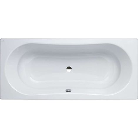 Laufen Thallium - Vasca da bagno in acciaio 1800x800 mm, bianco H2250900000401