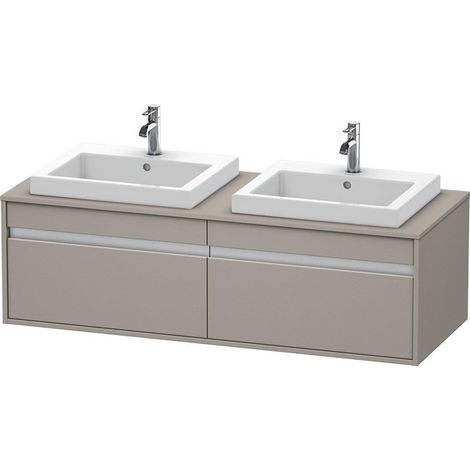 Meuble sous-vasque KETHO 550x1400x426mm terre