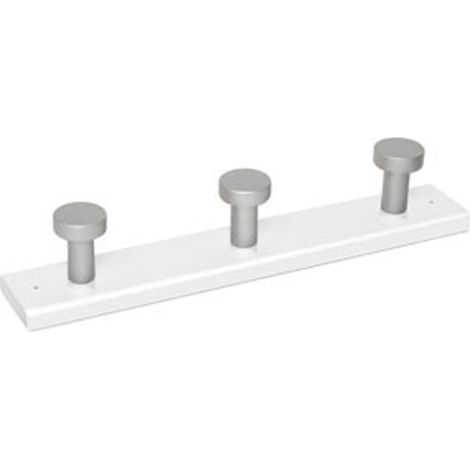 GRUCCIA IN LEGNO 3P CROMO B.BIANCO