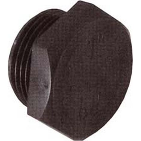 50PZ TAPPO (PP) FILETTATO MASCHIO IN POLIPROPILENE - M 1/2"