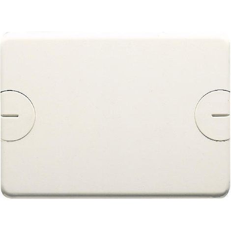 Gewiss placca cieca per scatoli rettangolari 3 posti a vite bianco gw24211
